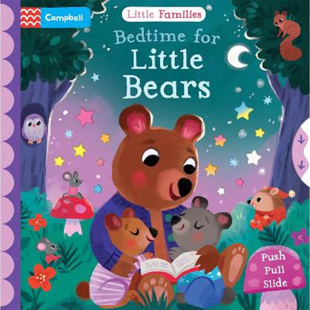 Bedtime for Little Bears: A Push Pull Slide Book - Campbell Books